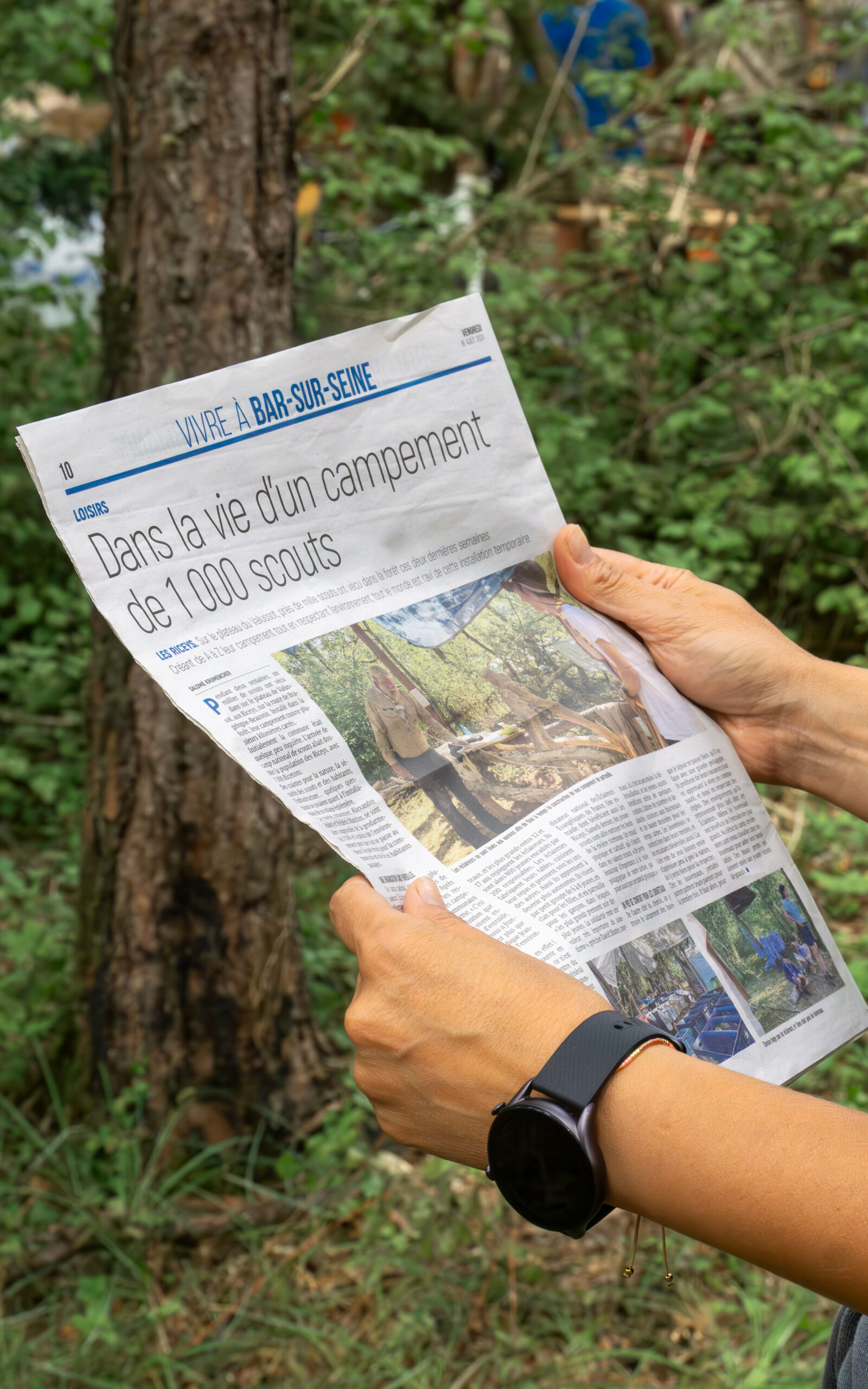 Les scouts dans la presse locale